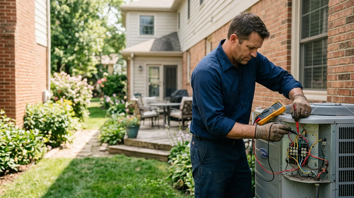 HVAC technician working near Arlington, CO